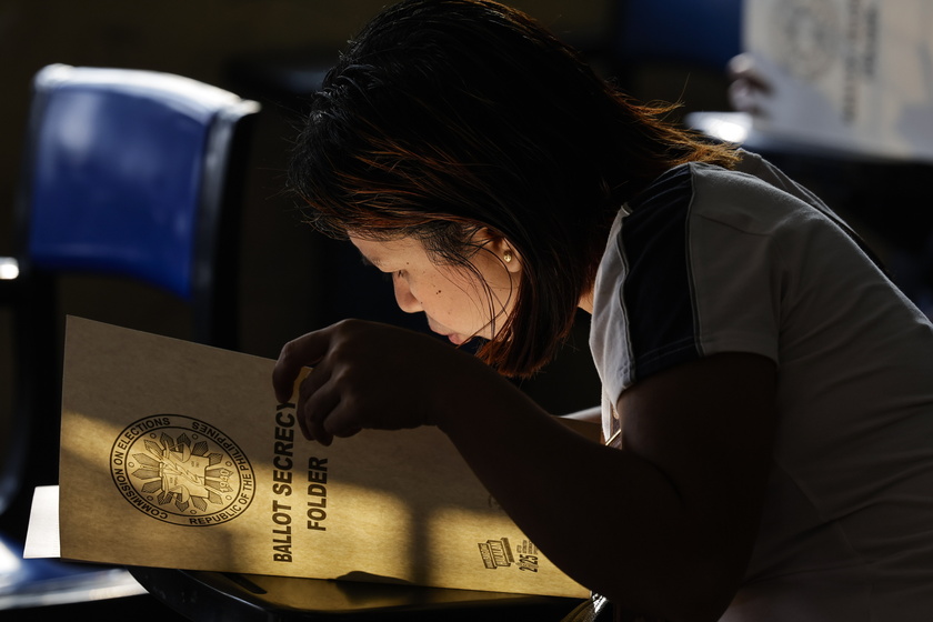 Filipinos cast votes for the 2025 mid-term election