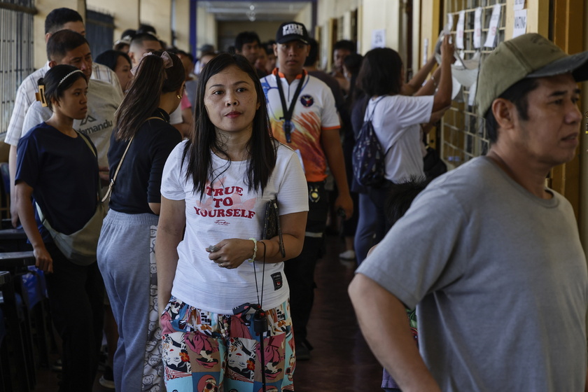 Filipinos cast votes for the 2025 mid-term election