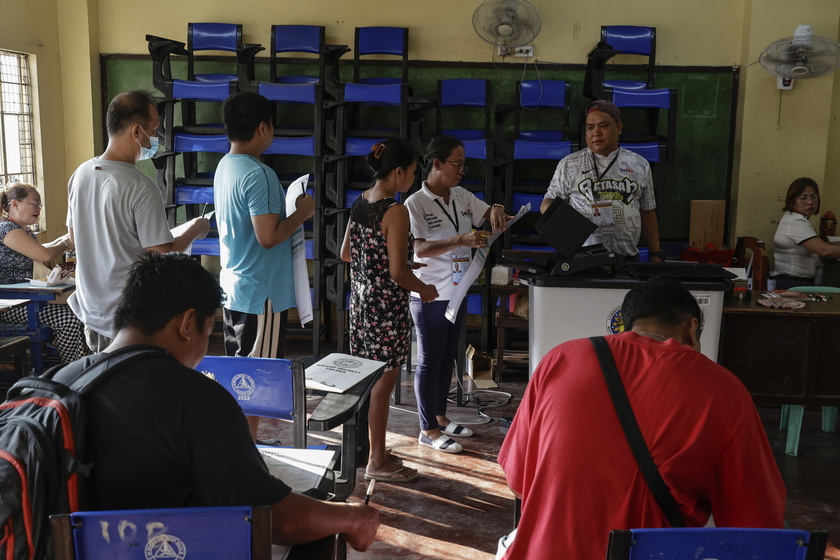 Filipinos cast votes for the 2025 mid-term election
