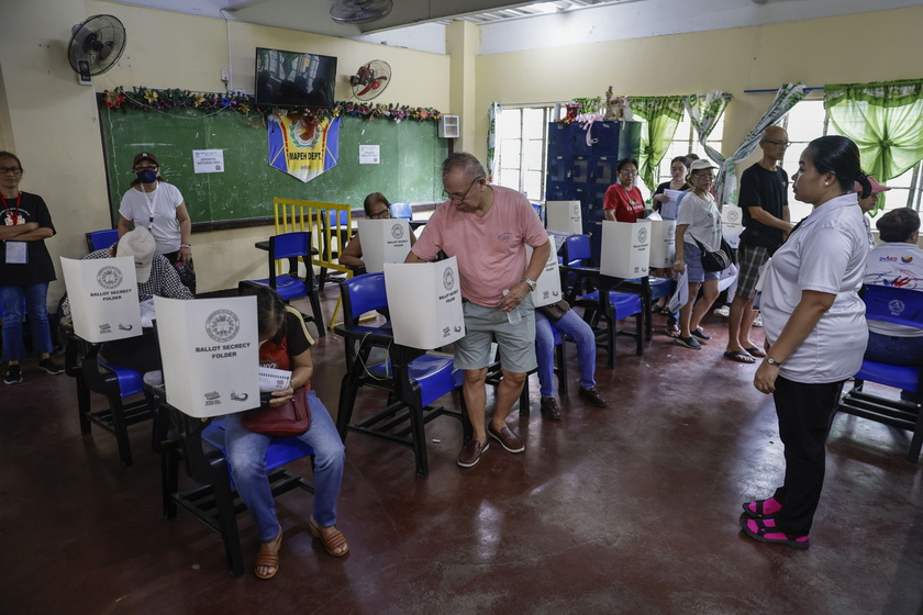 Filipinos cast votes for the 2025 mid-term election
