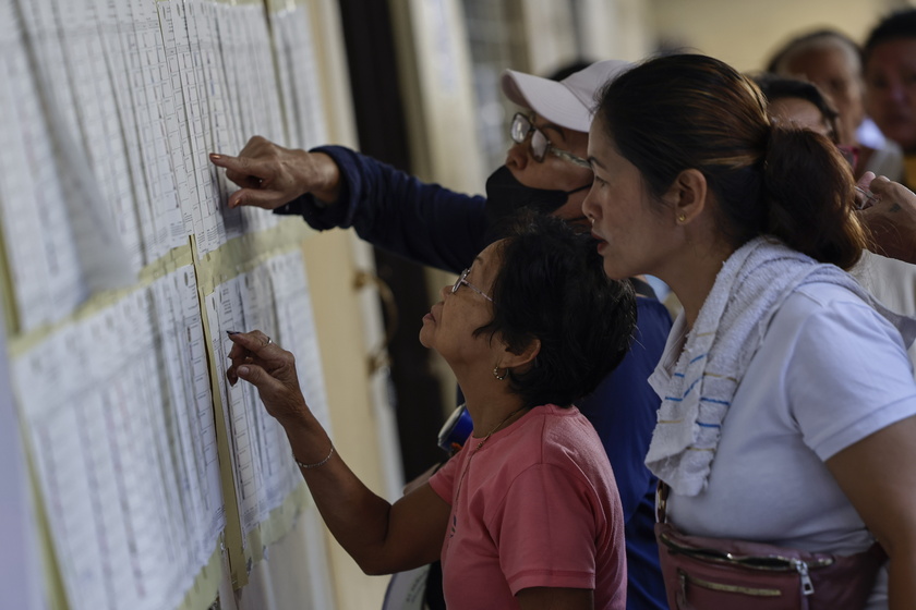Filipinos cast votes for the 2025 mid-term election