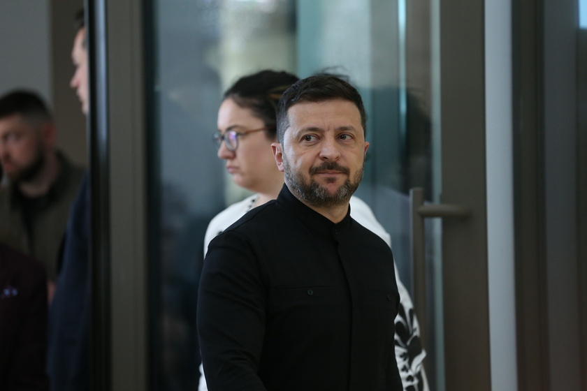 Ukrainian President Zelensky meets the press after talks in Ankara