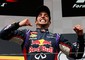 la gioia di Ricciardo per la vittoria al Gp di Ungheria © Ansa