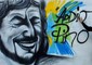 Pino Daniele, l'omaggio in un graffito © ANSA