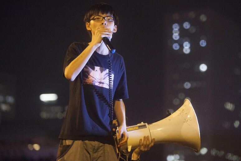 Joshua Wong, il leader degli studenti © ANSA/EPA