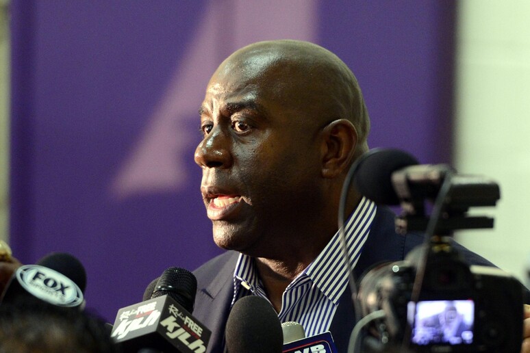 Magic Johnson © ANSA/EPA