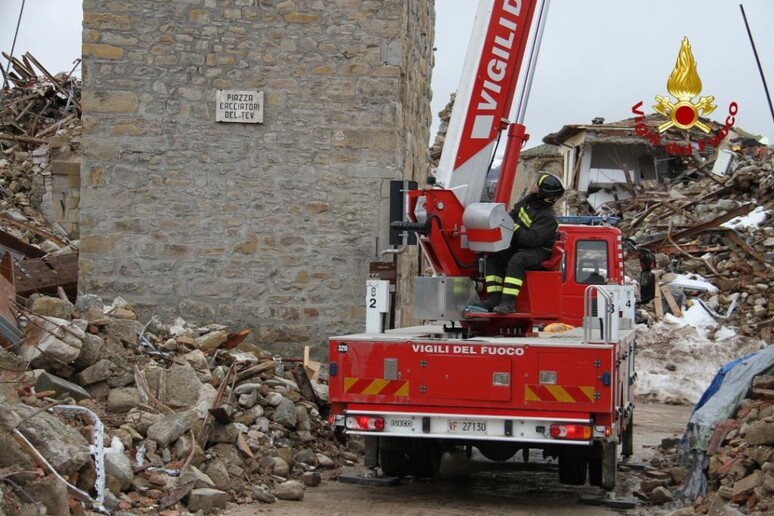 Terremoto: completati interventi torre civica Amatrice - RIPRODUZIONE RISERVATA