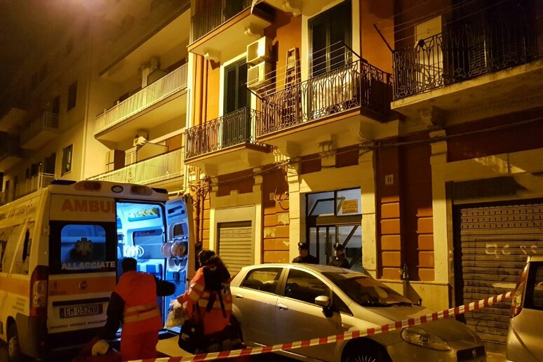 Agguato a Bari, ucciso pregiudicato. Foto della collaboratrice Ansa Bari Donatella Lopez - RIPRODUZIONE RISERVATA