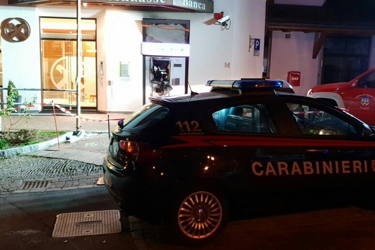 Bancomat esploso a Villandro - RIPRODUZIONE RISERVATA