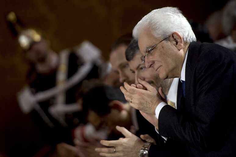 Il presidente della Repubblica Mattarella - RIPRODUZIONE RISERVATA