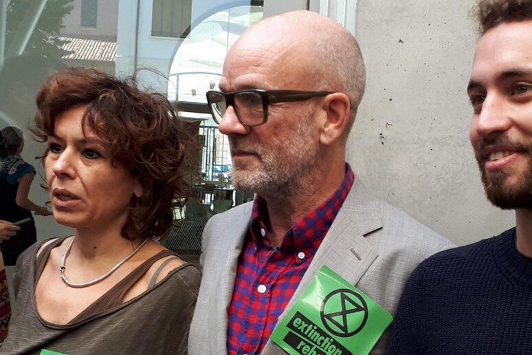 Michael Stipe al Maxxi di Roma (Foto d 'archivio) - RIPRODUZIONE RISERVATA
