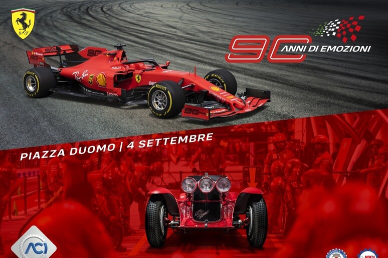 GP Monza, domani grande festa Ferrari a Milano © ANSA/Aci Millano
