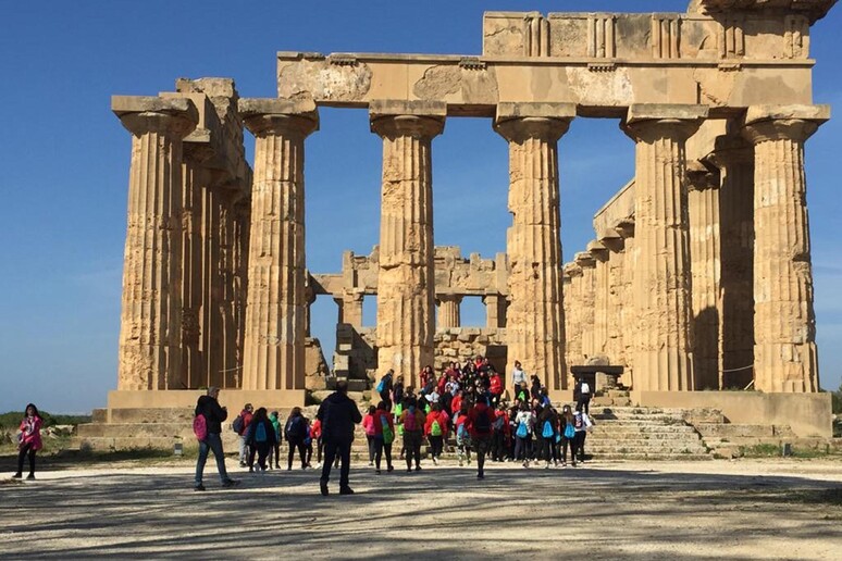 Archeologia: boom di visitatori al Parco di Selinunte - RIPRODUZIONE RISERVATA