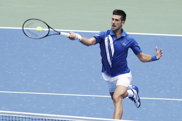 Novak Djokovic in una foto d 'archivio © ANSA/EPA