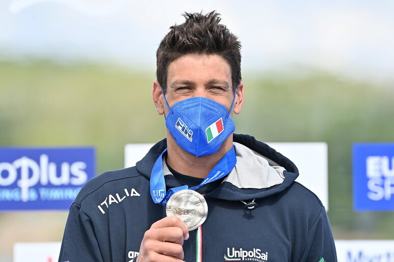 Nuoto: Europei fondo, Furlan argento nella 25 km © ANSA/EPA