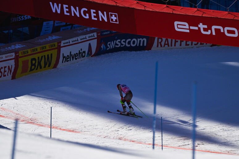 La pista di Wengen © ANSA/EPA