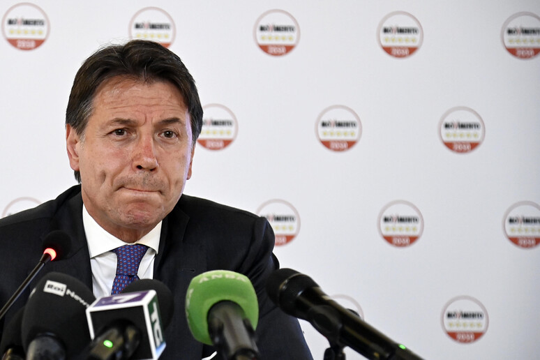 Il presidente del Movimento 5 Stelle, Giuseppe Conte - RIPRODUZIONE RISERVATA