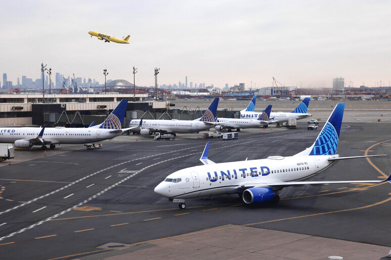 L 'aeroporto internazionale di Newark © ANSA/AFP