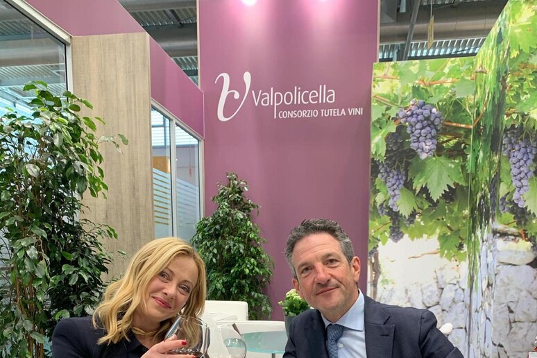 Meloni a Vinitaly incontra Valpolicella - RIPRODUZIONE RISERVATA