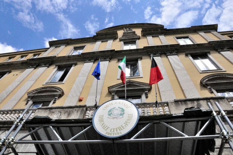 Il palazzo di giustizia di Aosta - RIPRODUZIONE RISERVATA