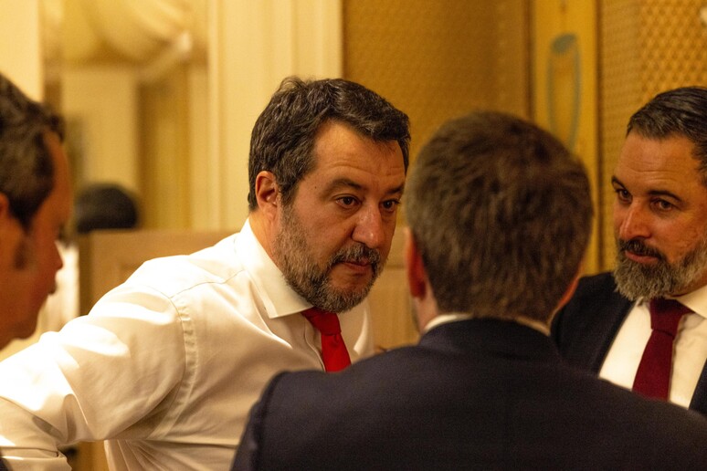 Salvini a Bruxelles UFFICIO STAMPA LEGA - RIPRODUZIONE RISERVATA