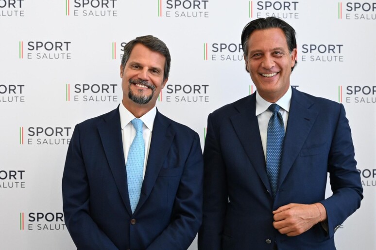 Marco Mezzaroma e Diego Nepi, rispettivamente presidente e ad di Sport&amp;Salute - RIPRODUZIONE RISERVATA