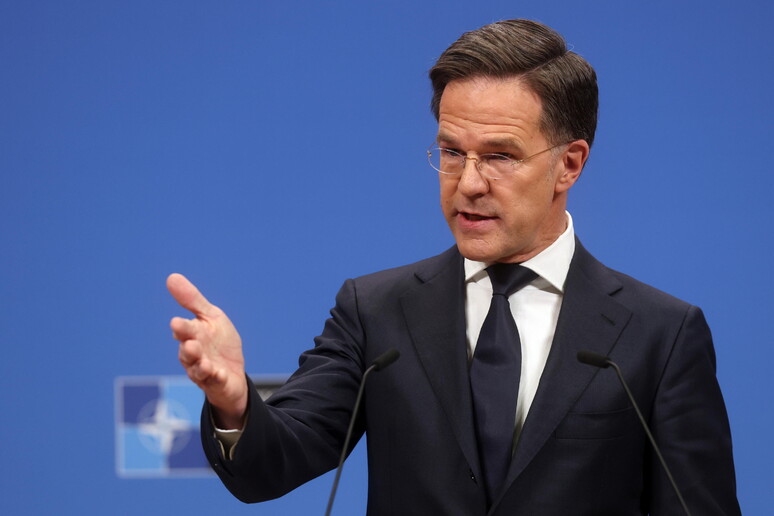 Rutte: "In Ucraina non ci sia Minsk 3, tutti devono essere d 'accordo" © ANSA/EPA