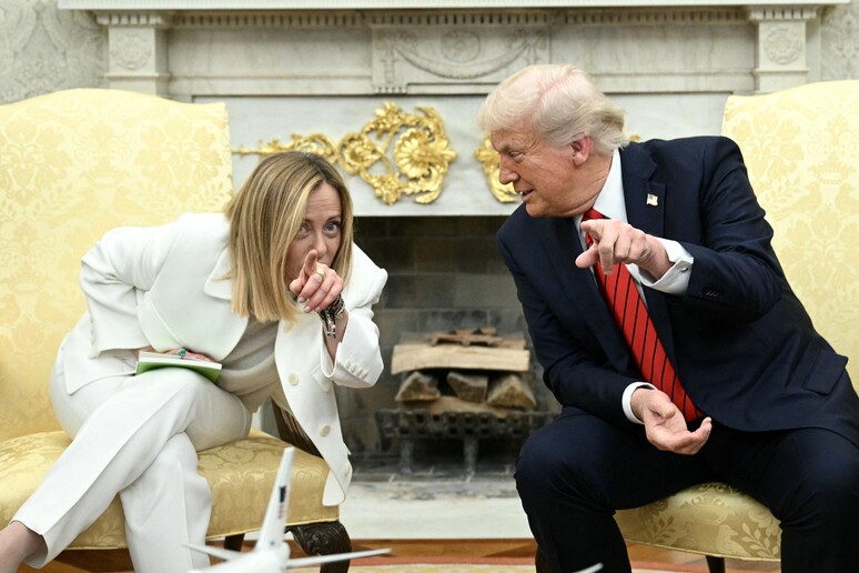 Casa Bianca conferma: Trump a Roma e c 'è un 'ipotesi di incontro a livello Usa-Ue © ANSA/AFP
