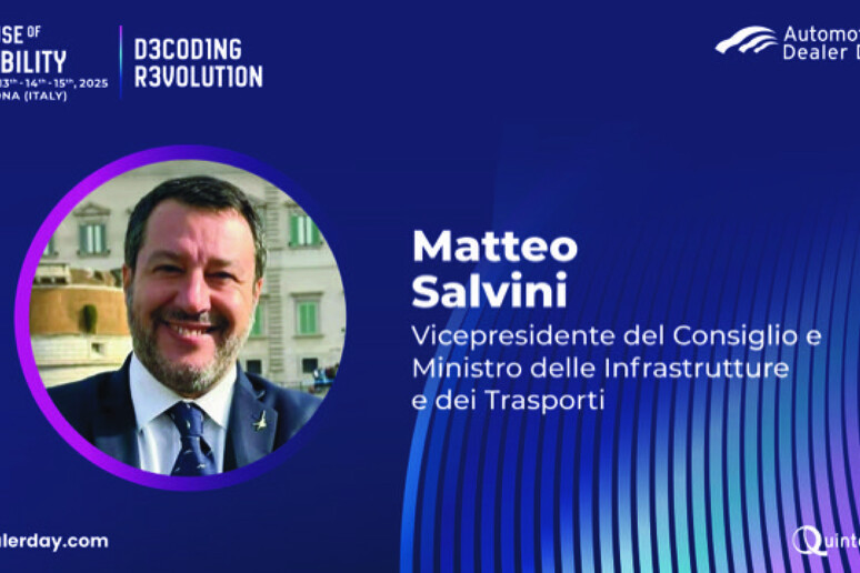 Matteo Salvini sarà ad Automotive Dealer Day 2025 - RIPRODUZIONE RISERVATA